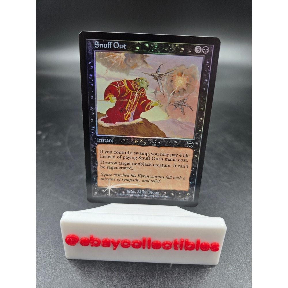 Magic The Gathering Snuff Out Foil Mercadian Masques 1999 Black Instant Card